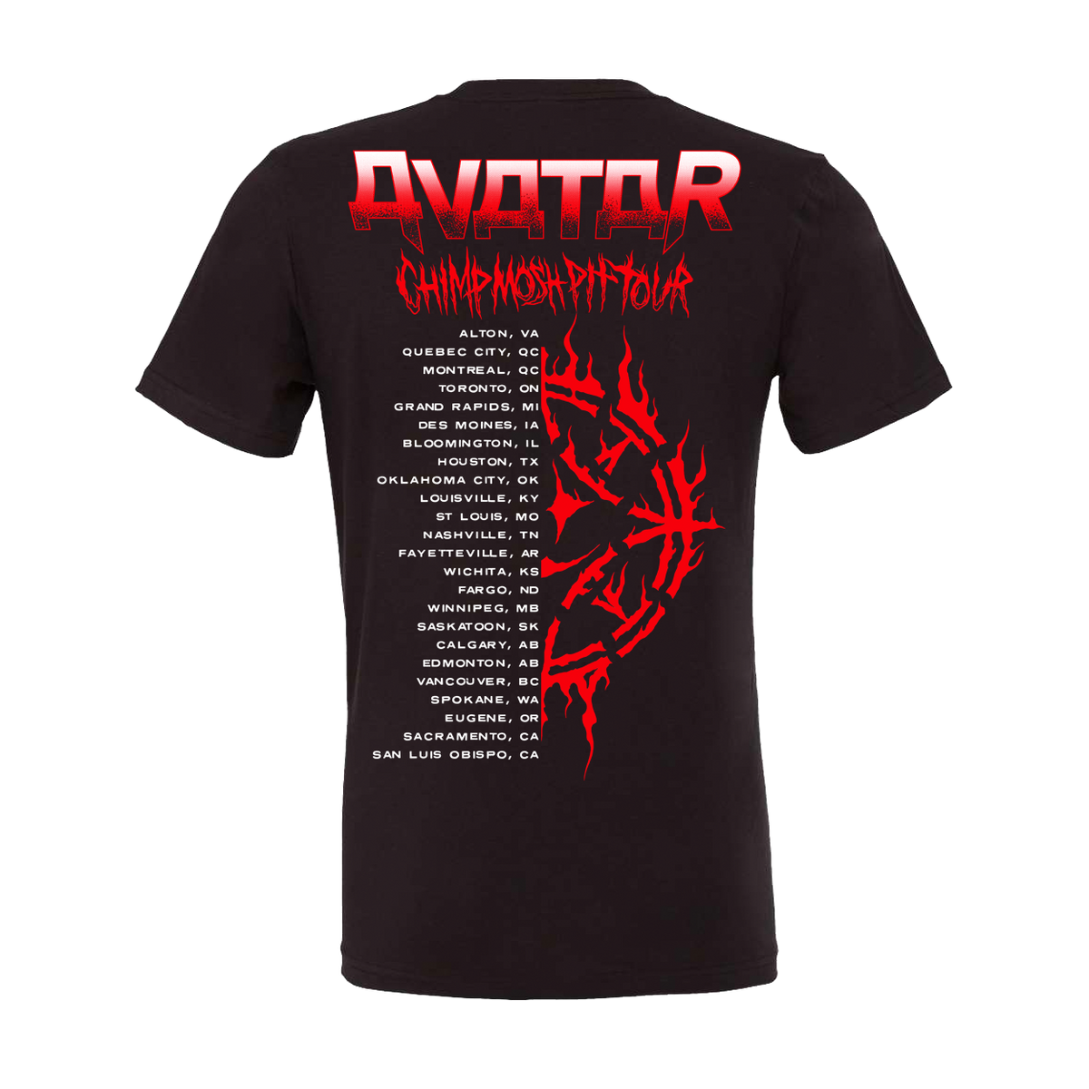 Chimp Mosh Pit Tour Tee – Avatar Merch USA