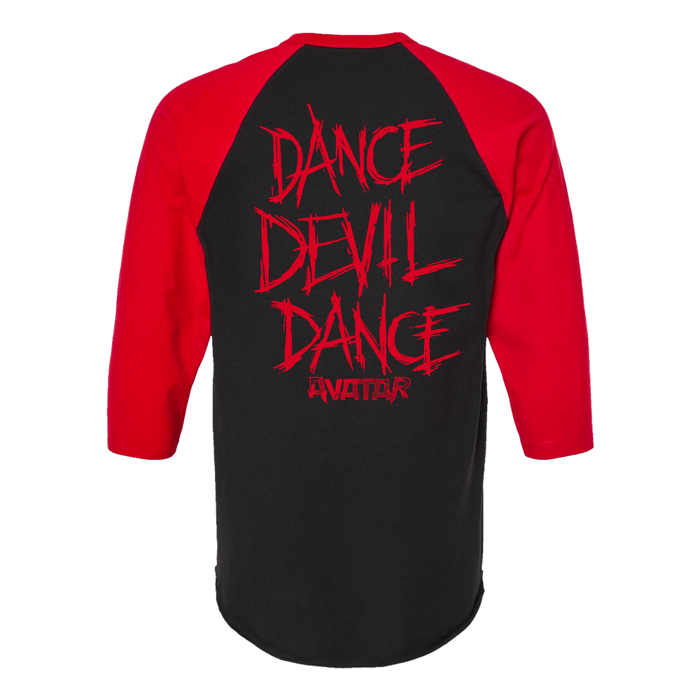 Dance Devil Dance Emblem Baseball Tee