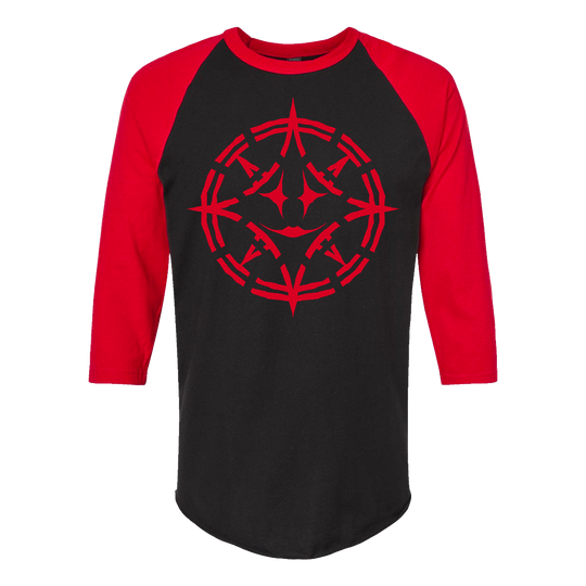 Dance Devil Dance Emblem Baseball Tee